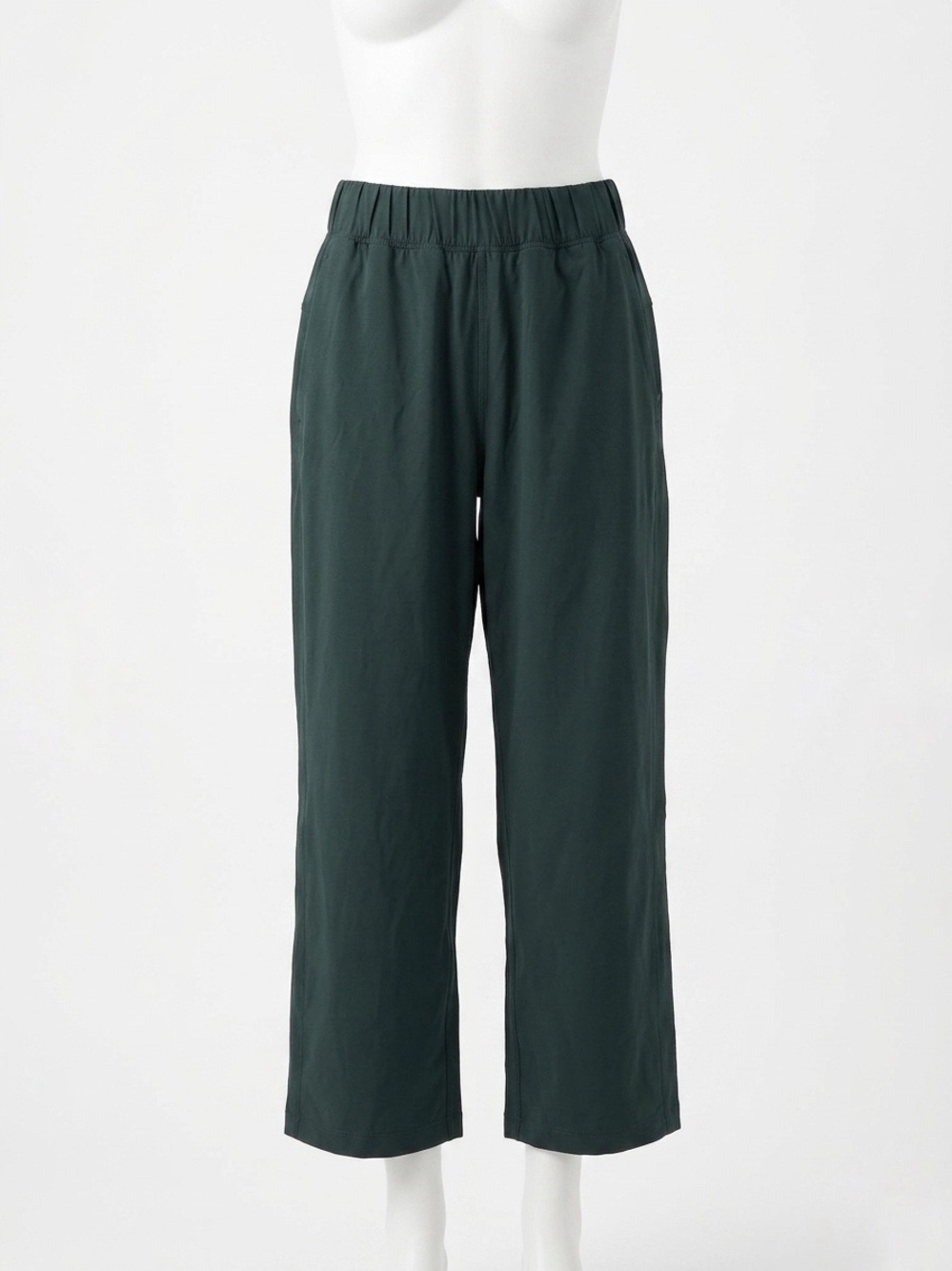 Lululemon Next Move Crop Pants Teal Green Work Gym Leisure Lulu Chic Size 2